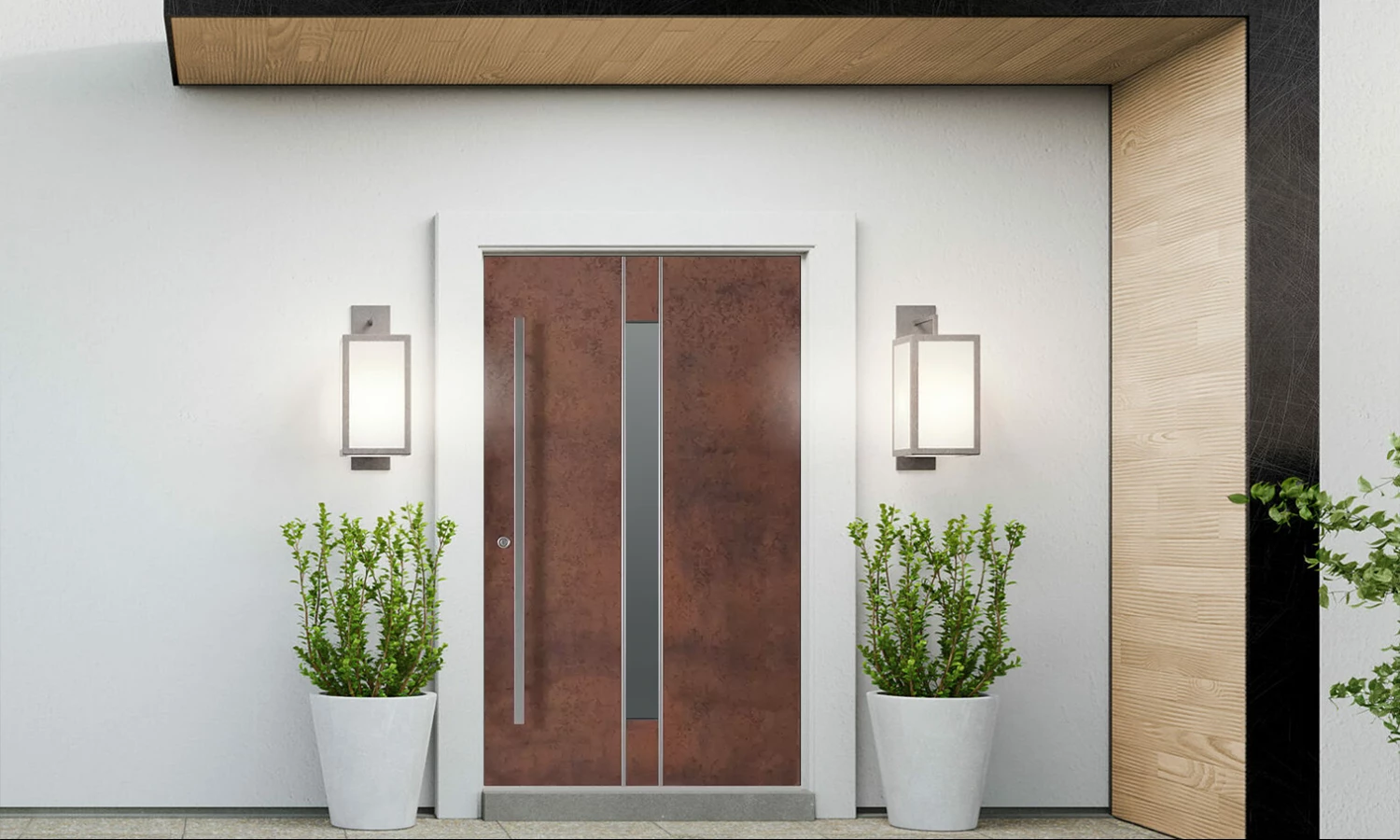 SK05 Corten 🏆 entry-doors models-of-door-fillings dindecor sk05-corten  