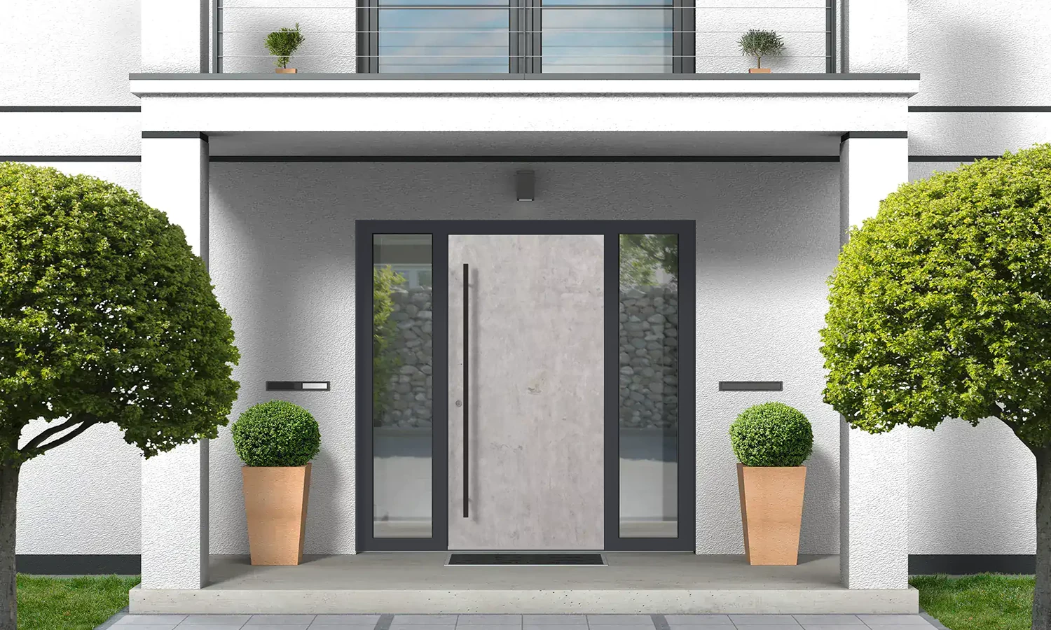 SK02 Beton 🏆 entry-doors models-of-door-fillings dindecor sk02-beton  