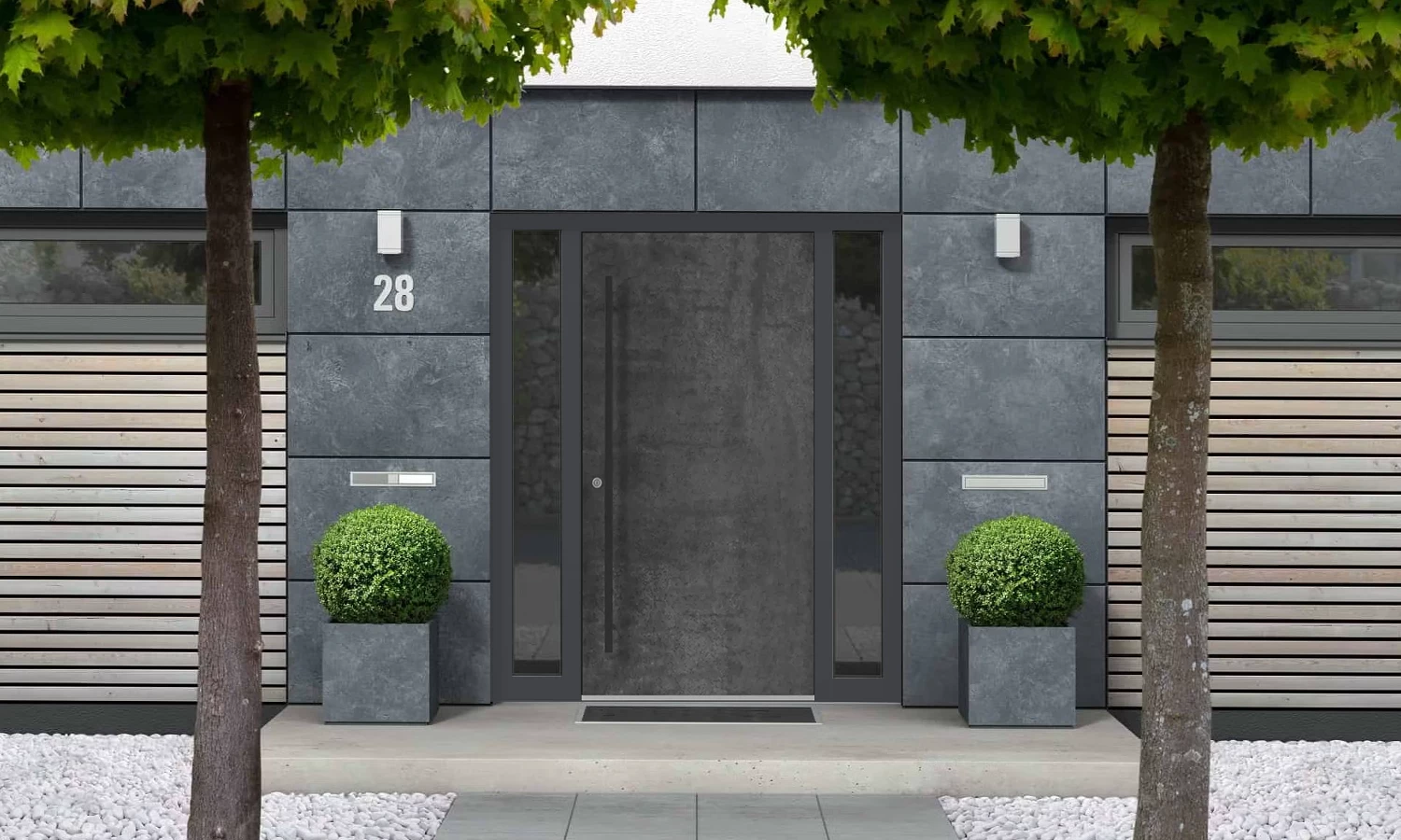 SK02 Grey 🏆 entry-doors models-of-door-fillings dindecor sk02-grey  