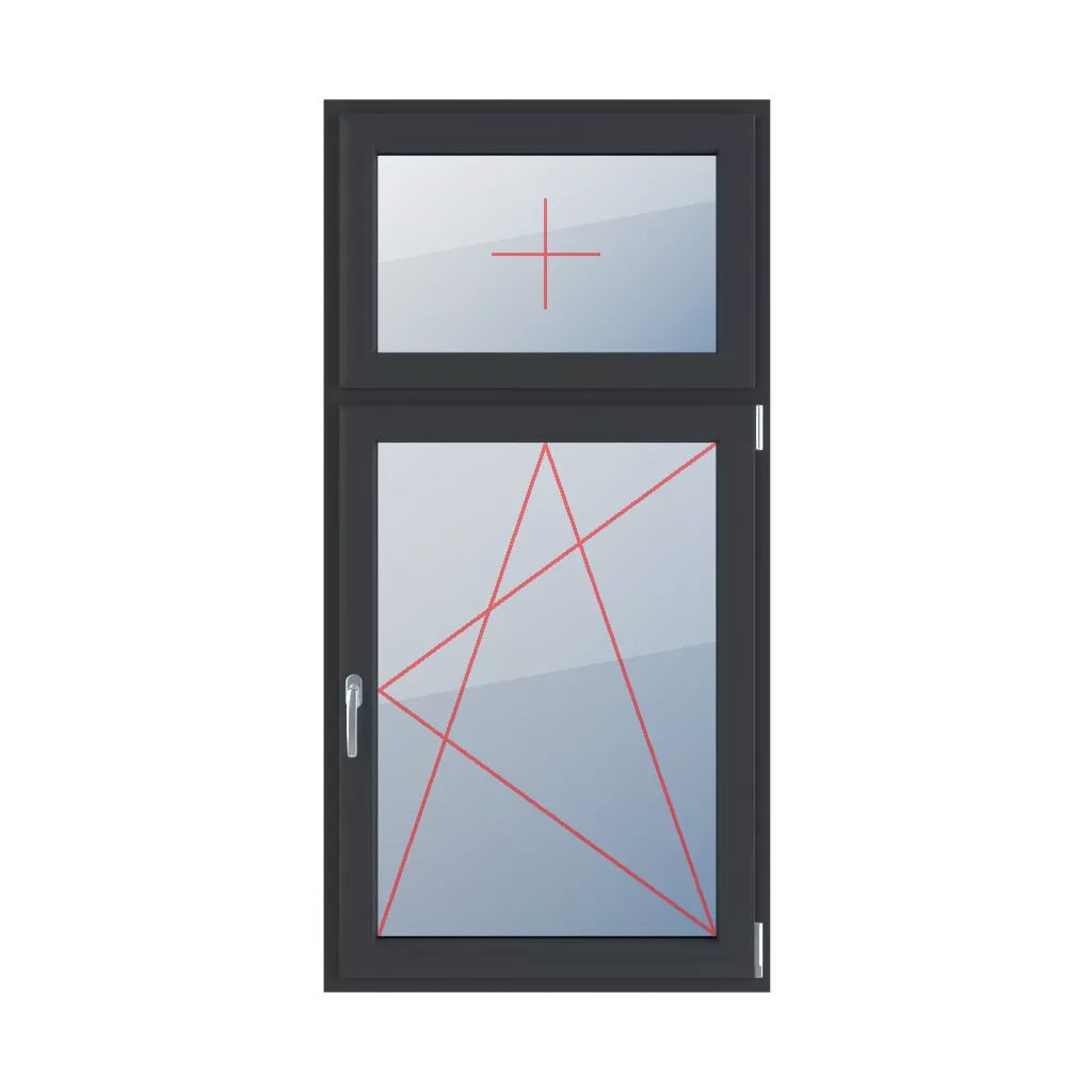 Permanent glazing in the wing, turn-tilt on the right windows types-of-windows double-leaf vertical-asymmetric-division-30-70 permanent-glazing-in-the-wing-turn-tilt-on-the-right 