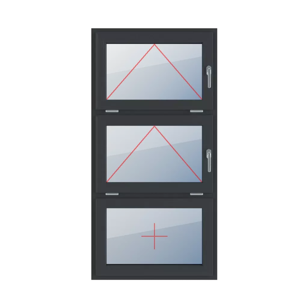 Tilt with a handle on the right, tilt with a handle on the right, fixed glazing in the wing windows types-of-windows triple-leaf vertical-symmetrical-division-33-33-33 tilt-with-a-handle-on-the-right-tilt-with-a-handle-on-the-right-fixed-glazing-in-the-wing 