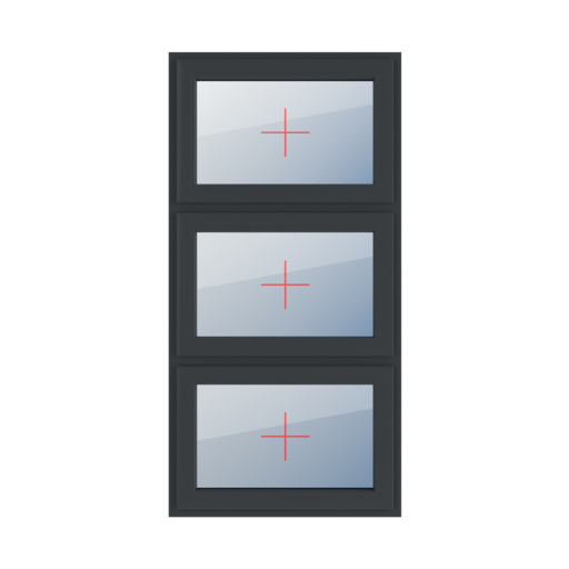 Permanent glazing in the leaf windows types-of-windows triple-leaf vertical-symmetrical-division-33-33-33 permanent-glazing-in-the-leaf-2 