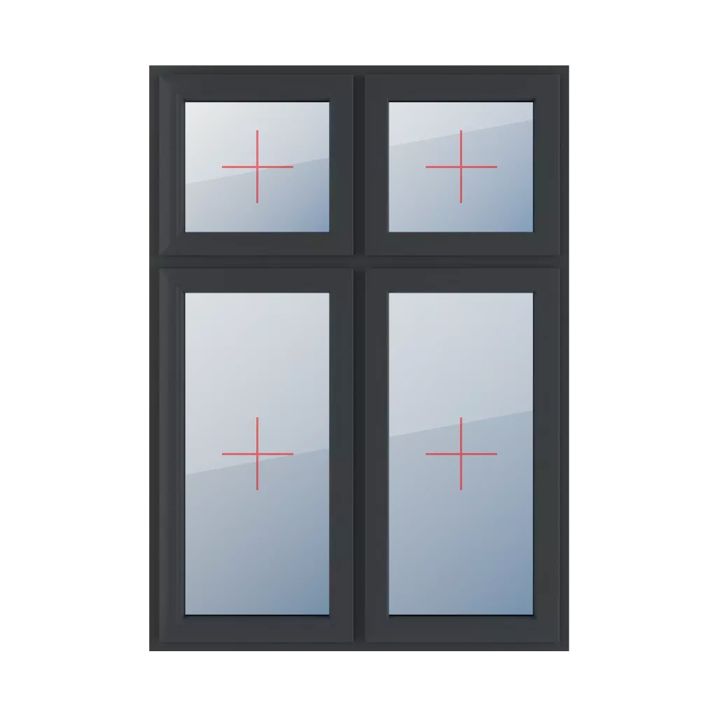 Permanent glazing in the leaf windows types-of-windows four-leaf vertical-asymmetric-division-30-70 permanent-glazing-in-the-leaf-3 