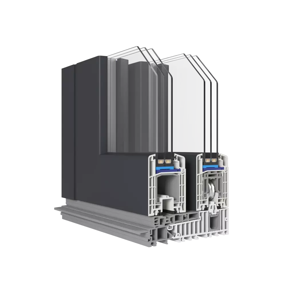 HST S 9000 ✨ windows types-of-windows triple-leaf vertical-asymmetric-division-30-70-with-a-movable-mullion 