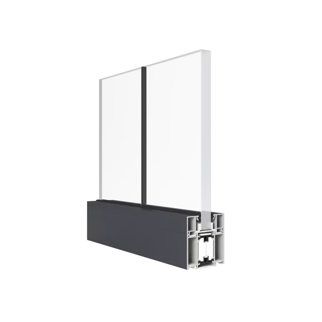 MB-78EI Seamless fireproof partition wall windows window-profiles aluprof