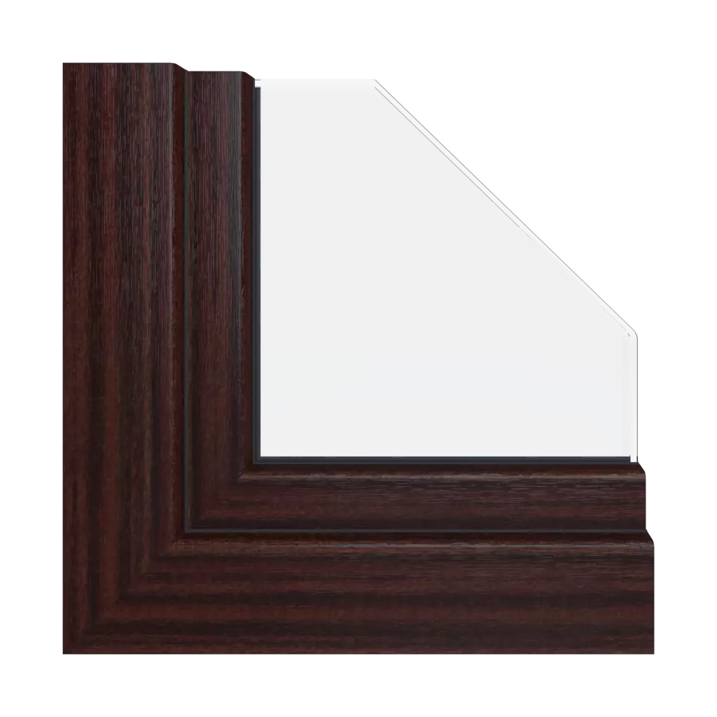 Mahogany windows window-profiles veka perfectline-standard