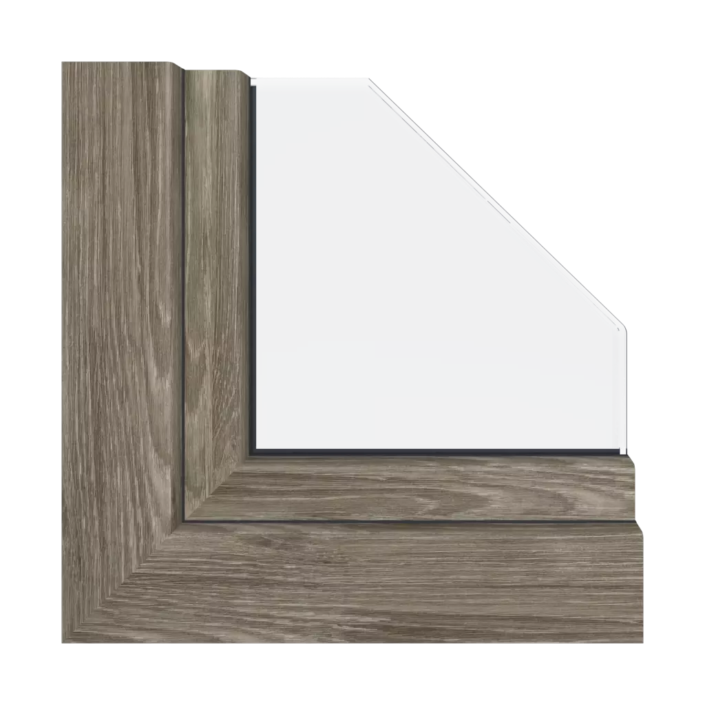 Gray sheffield oak windows window-profiles veka perfectline-standard