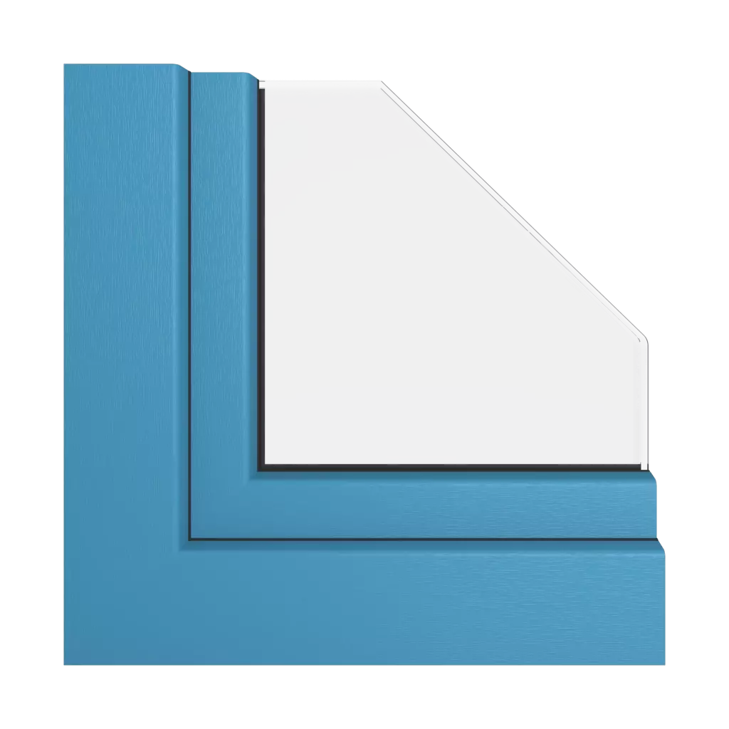 Brilliant blue windows window-profiles veka perfectline-standard