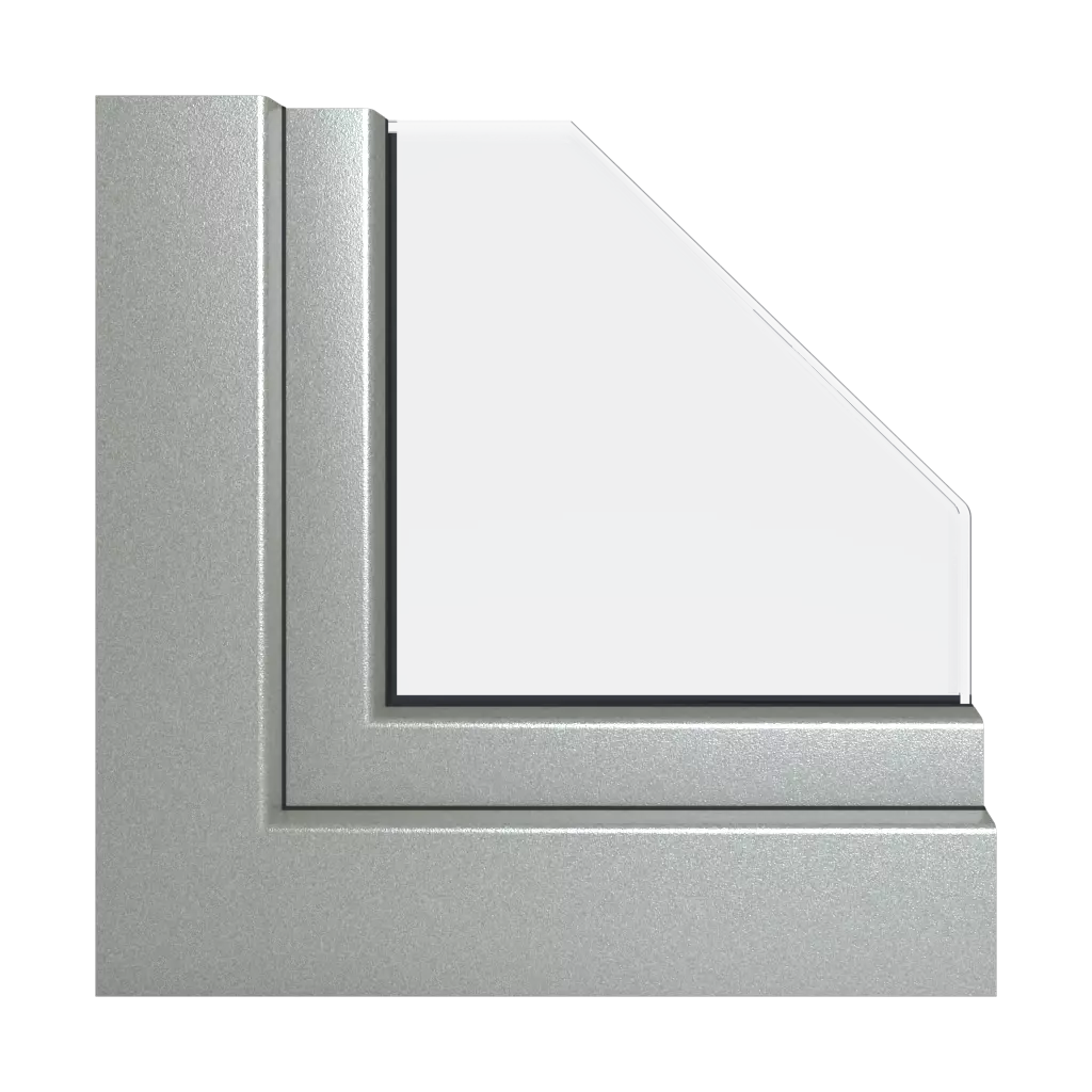 Alux aluminum gray windows window-profiles veka vekaslide-82