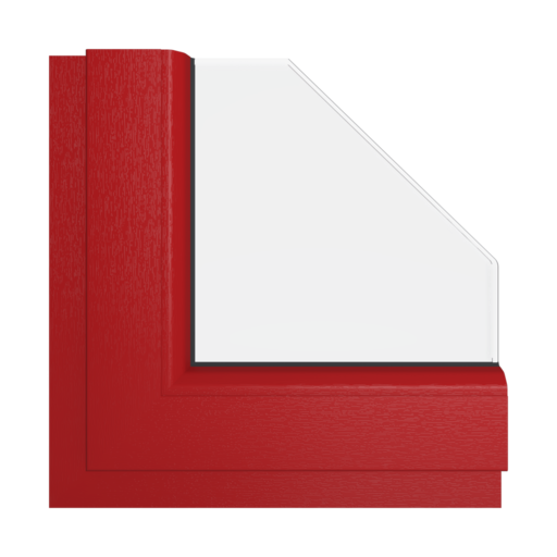 Ruby red windows window-color veka-colors ruby-red interior