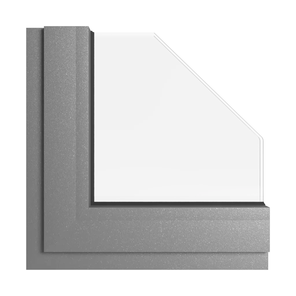 Dark grey windows window-color aliplast-colors dark-grey interior