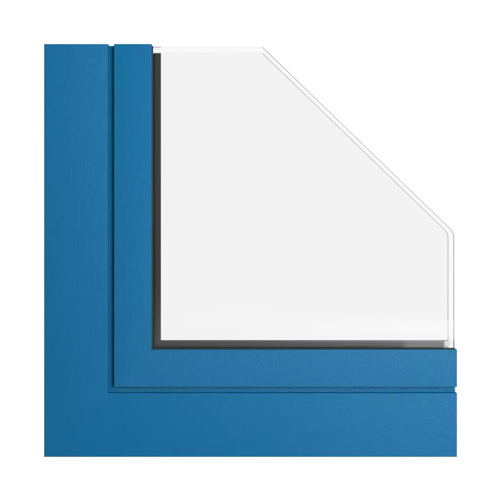 Blue medium tiger windows window-profiles aliplast