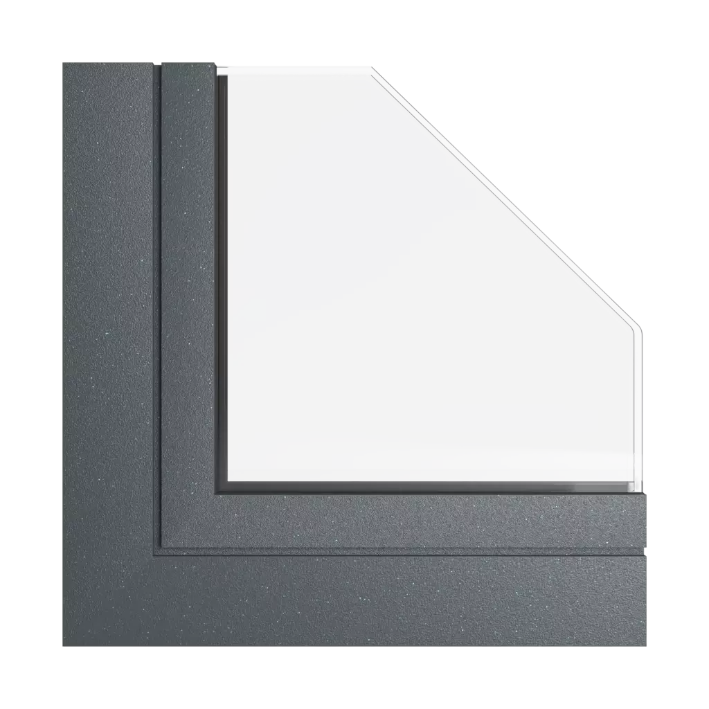 Gray anthracite tiger windows window-profiles aliplast