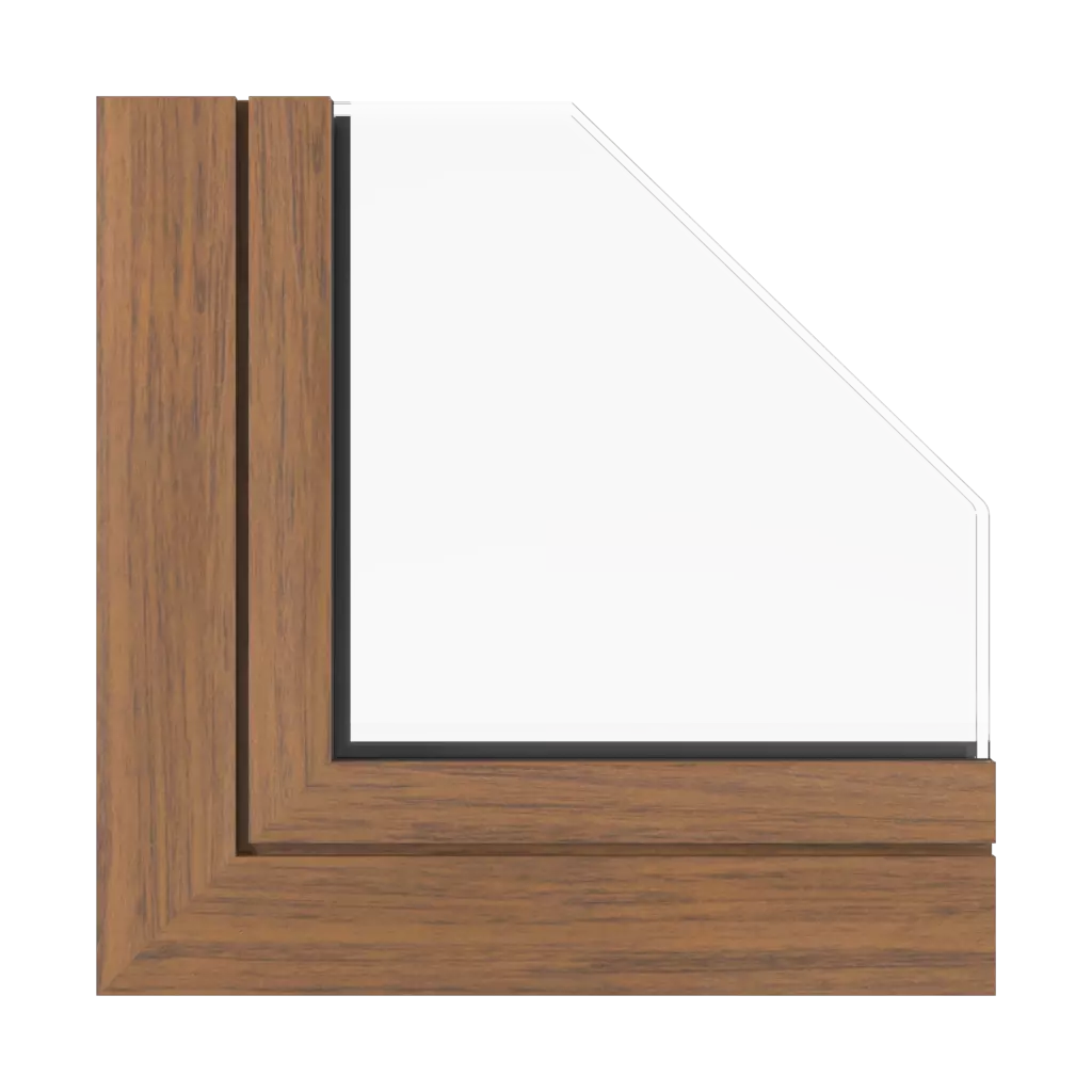 Chestnut windows window-profiles aluprof mb-sr50n