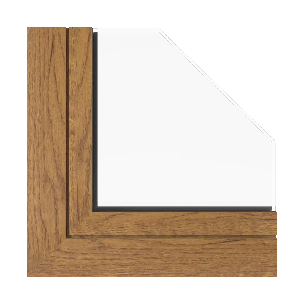 Rustic oak windows window-profiles aluprof mb-harmony-office