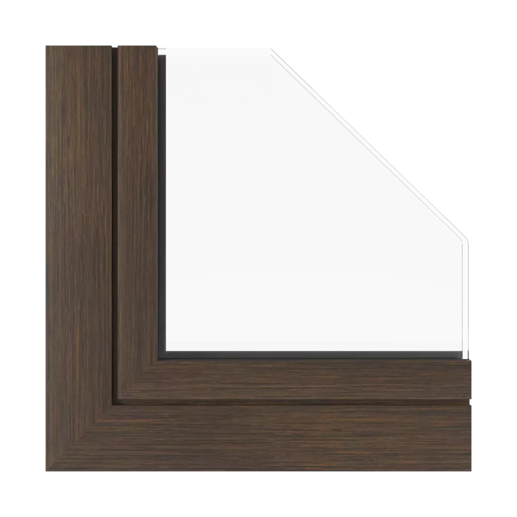 Wenge windows window-profiles aluprof mb-openslide