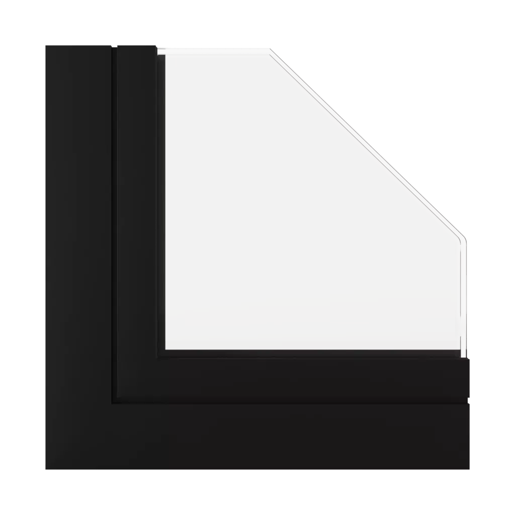 Black matte ✨ windows glass glass-count triple-glazed 