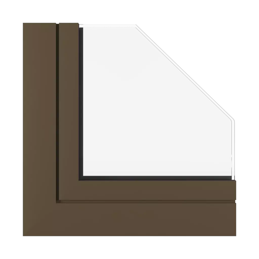 Brown SK windows window-profiles aluprof mb-harmony-office
