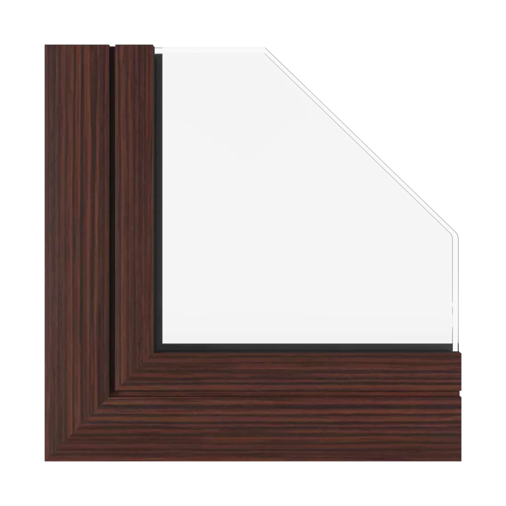 Mahogany SK windows window-profiles aluprof mb-sr50n