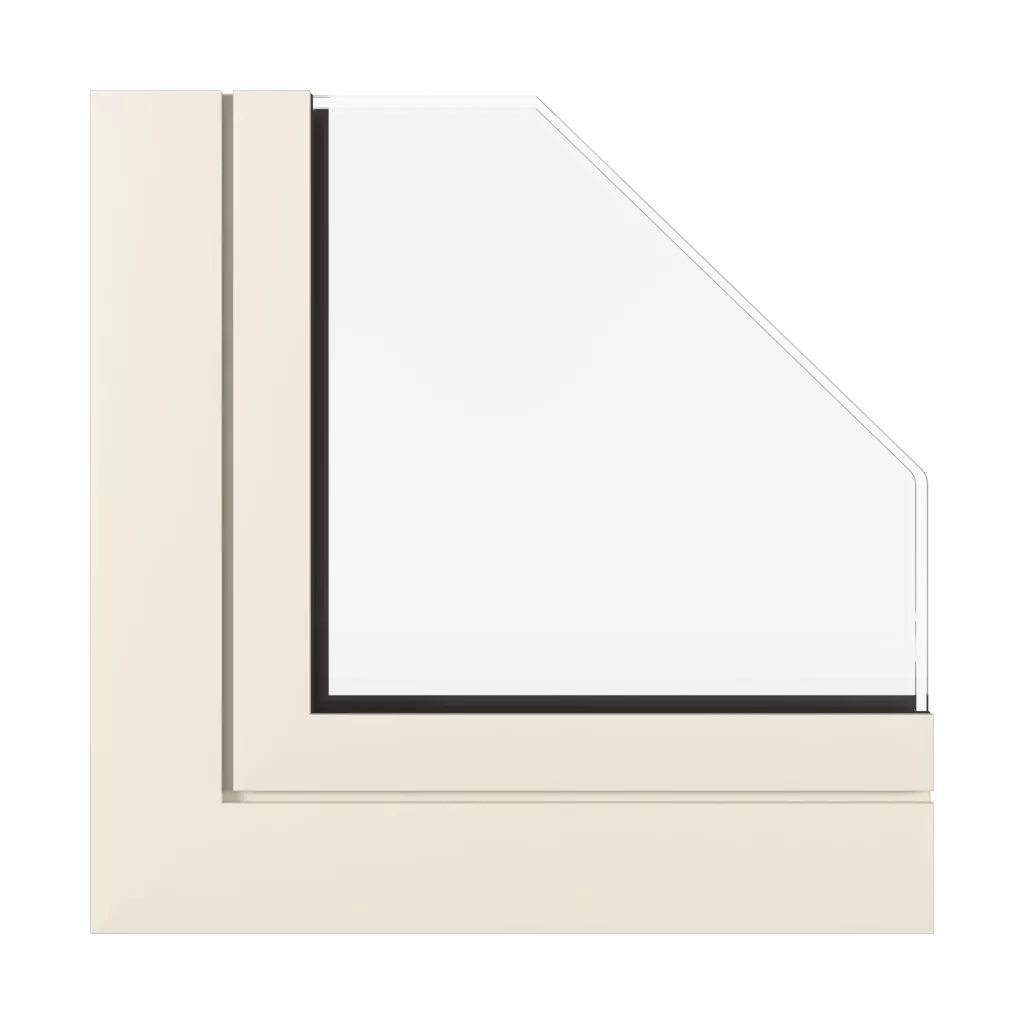 Cream white SK windows window-profiles aluprof mb-104-passive