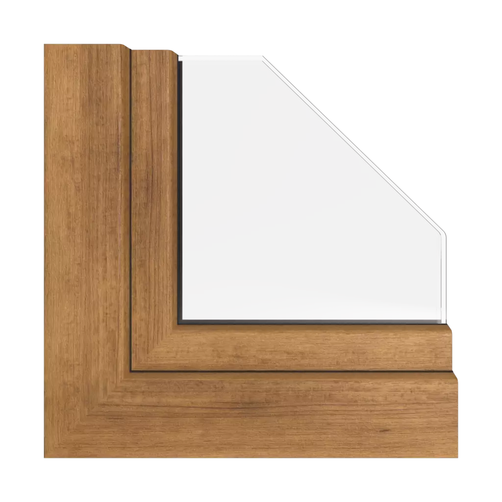 Rustic cherry windows window-profiles rehau synego