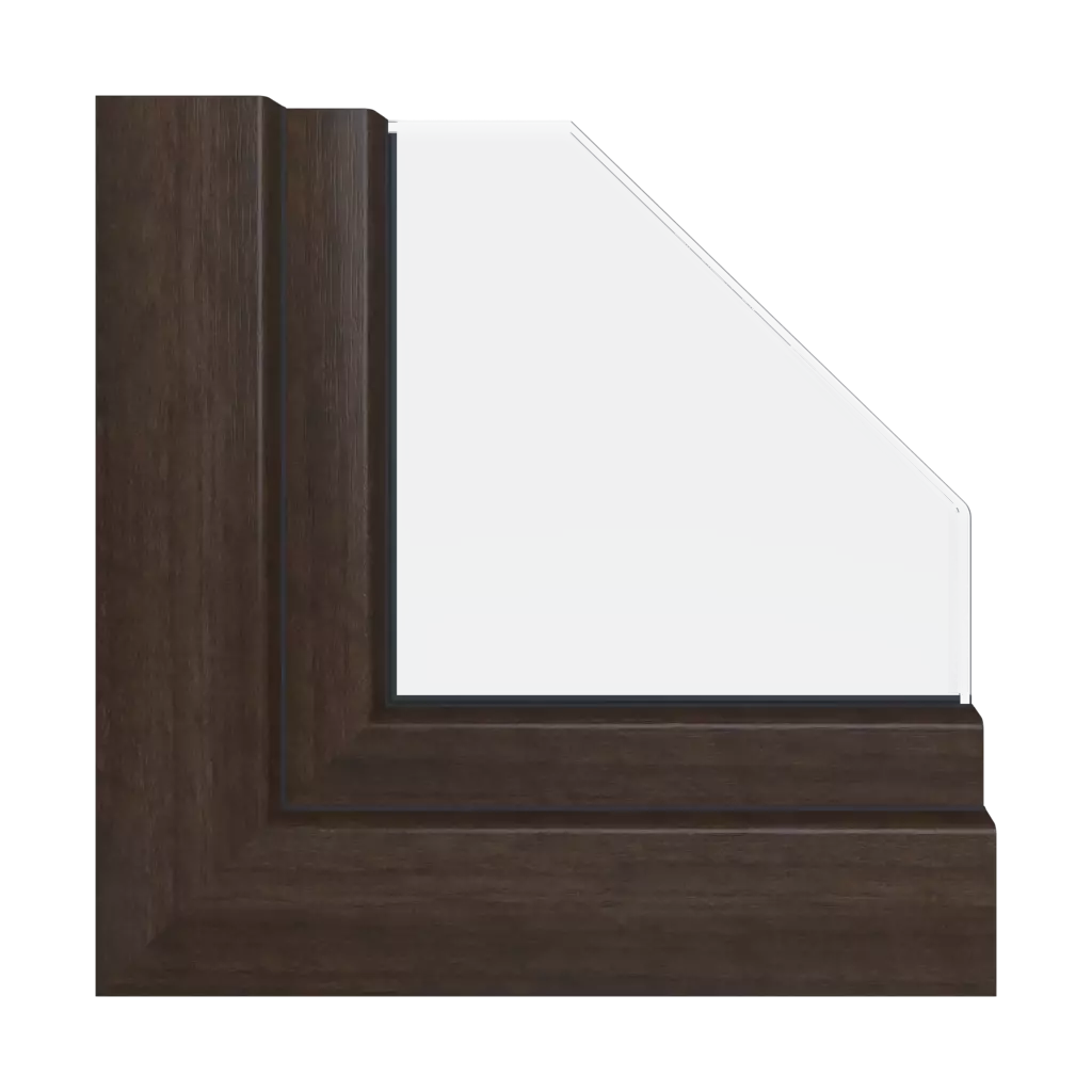 Walnuss terra windows window-profiles aluplast ideal-7000