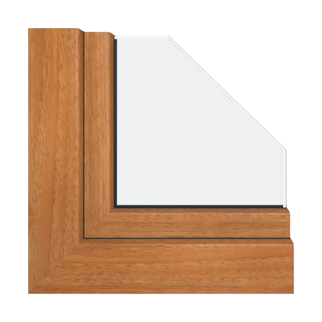 Walnut amaretto windows window-profiles aluplast ideal-7000