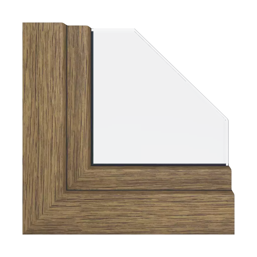 Special oak windows window-profiles aluplast ideal-7000