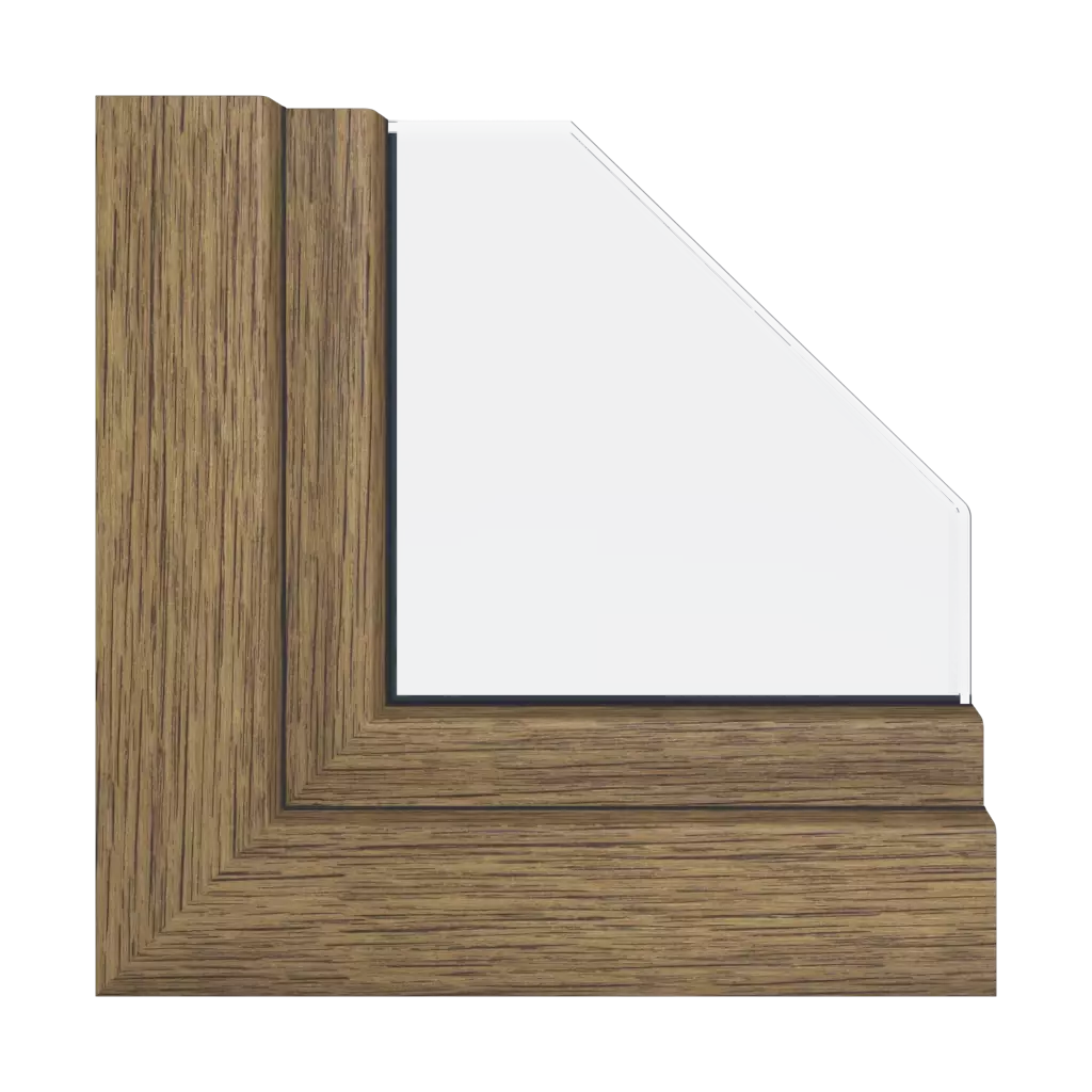 Special oak windows window-profiles aluplast smart-slide