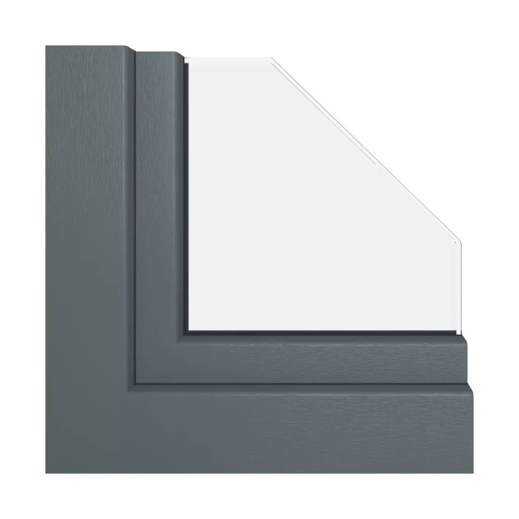 Anthracite gray ✨ windows window-profiles aluplast renovation-profile