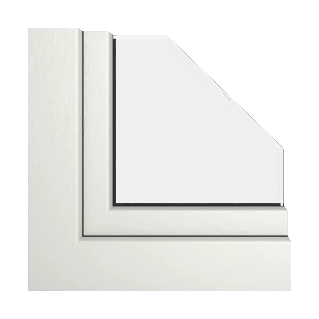 White papyrus windows window-profiles aluplast ideal-7000