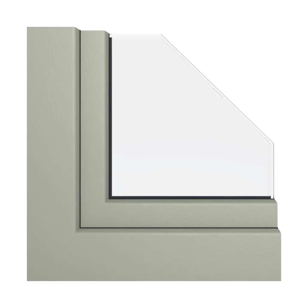 Concrete gray windows window-profiles aluplast ideal-7000