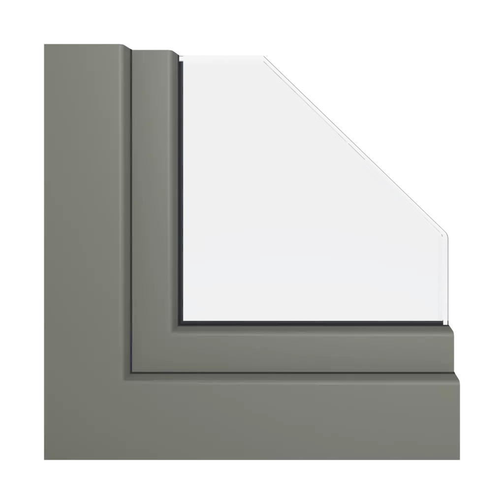 Quartz Gray windows window-profiles aluplast ideal-7000