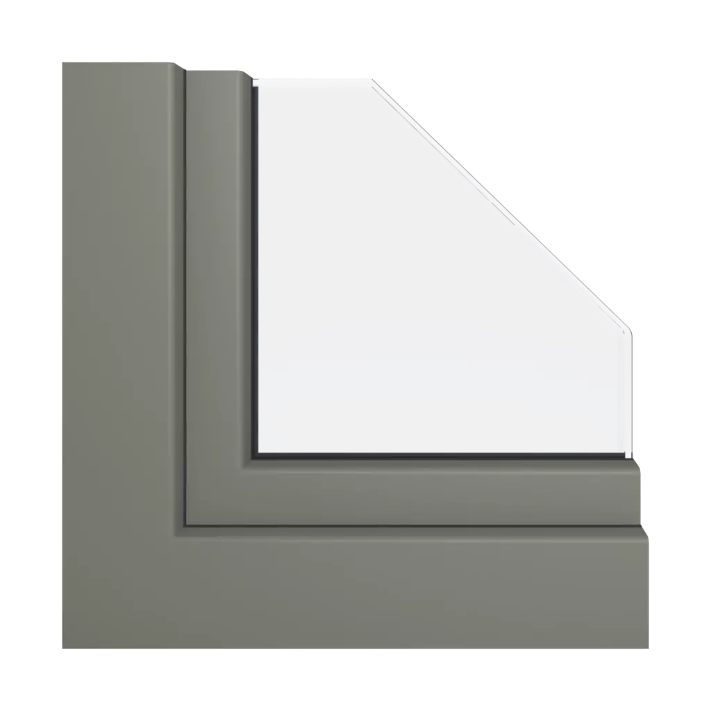 Quartz Gray windows window-profiles aluplast ideal-4000