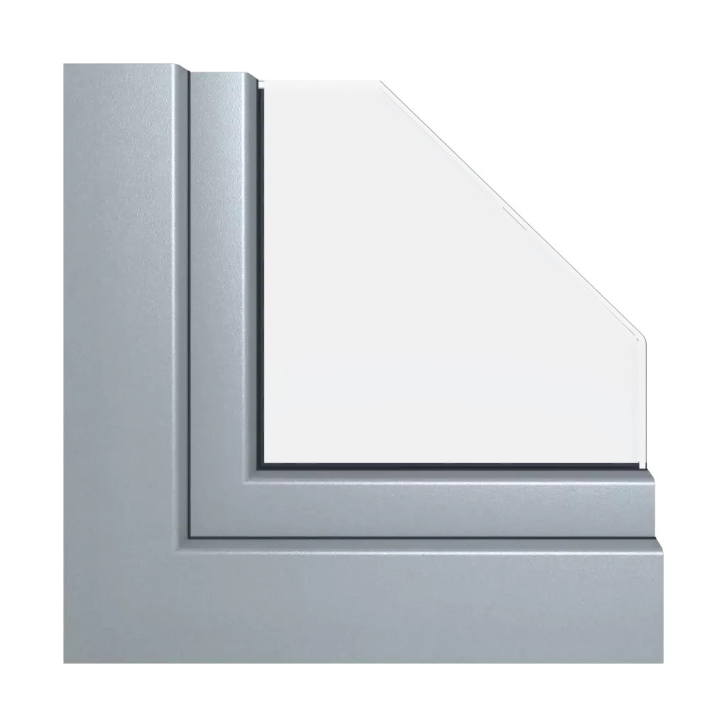 Window gray aludec windows window-profiles aluplast ideal-7000