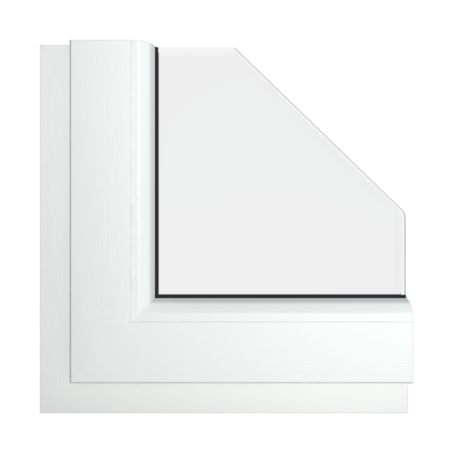 Textured white windows window-color aluplast-colors textured-white interior