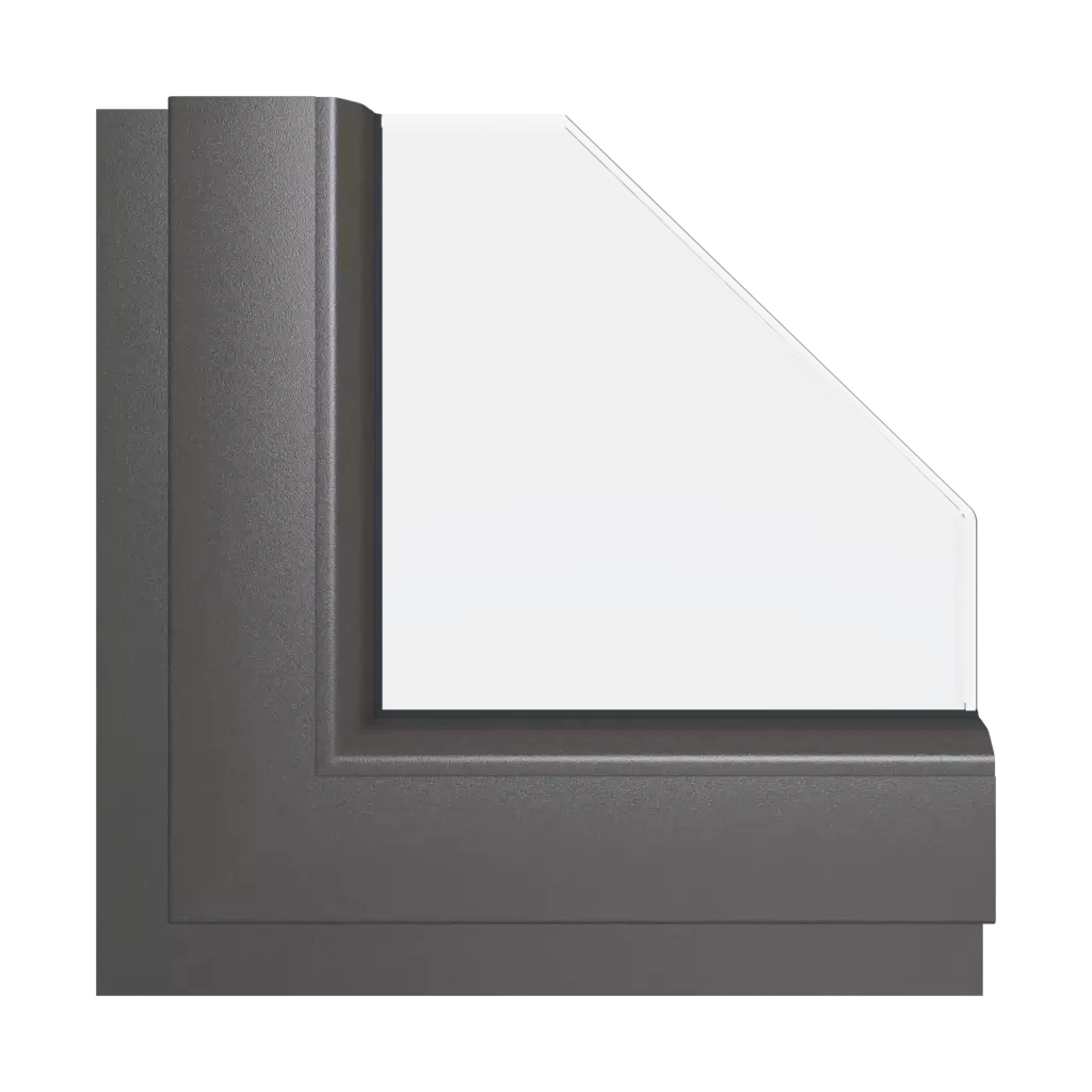 Umber gray aludec windows window-color aluplast-colors umber-gray-aludec interior