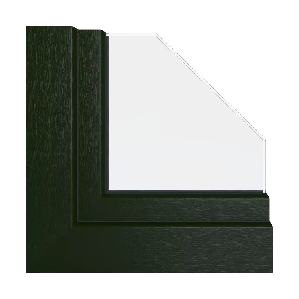 Dark green 5021 windows window-profiles decco decco-82