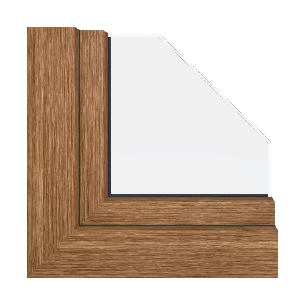Natural oak windows window-profiles schuco corona-ct-70