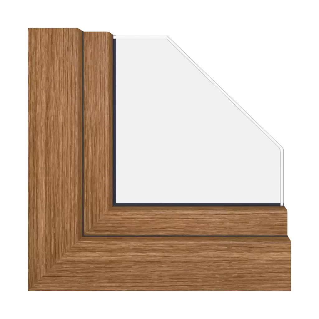 Natural oak windows window-color schueco-colors natural-oak