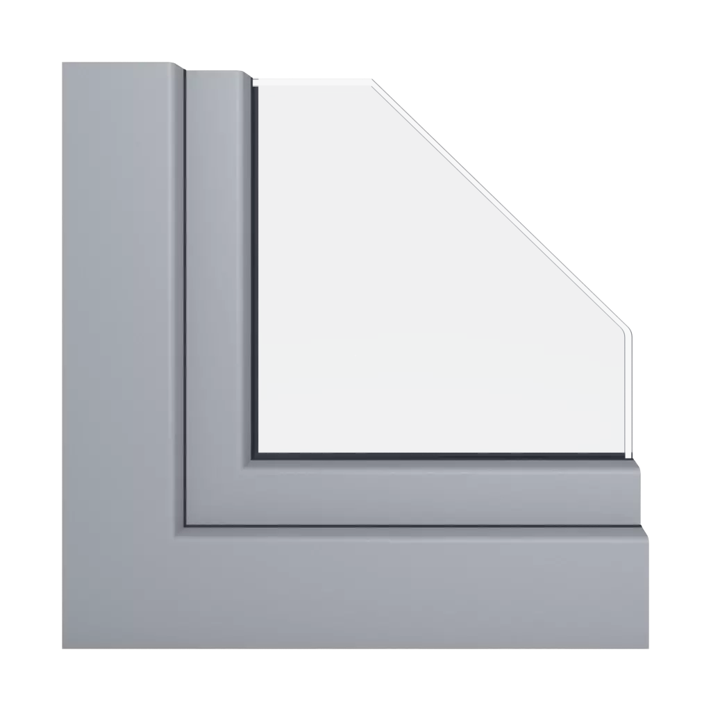 Signal gray smooth windows window-color schueco-colors   