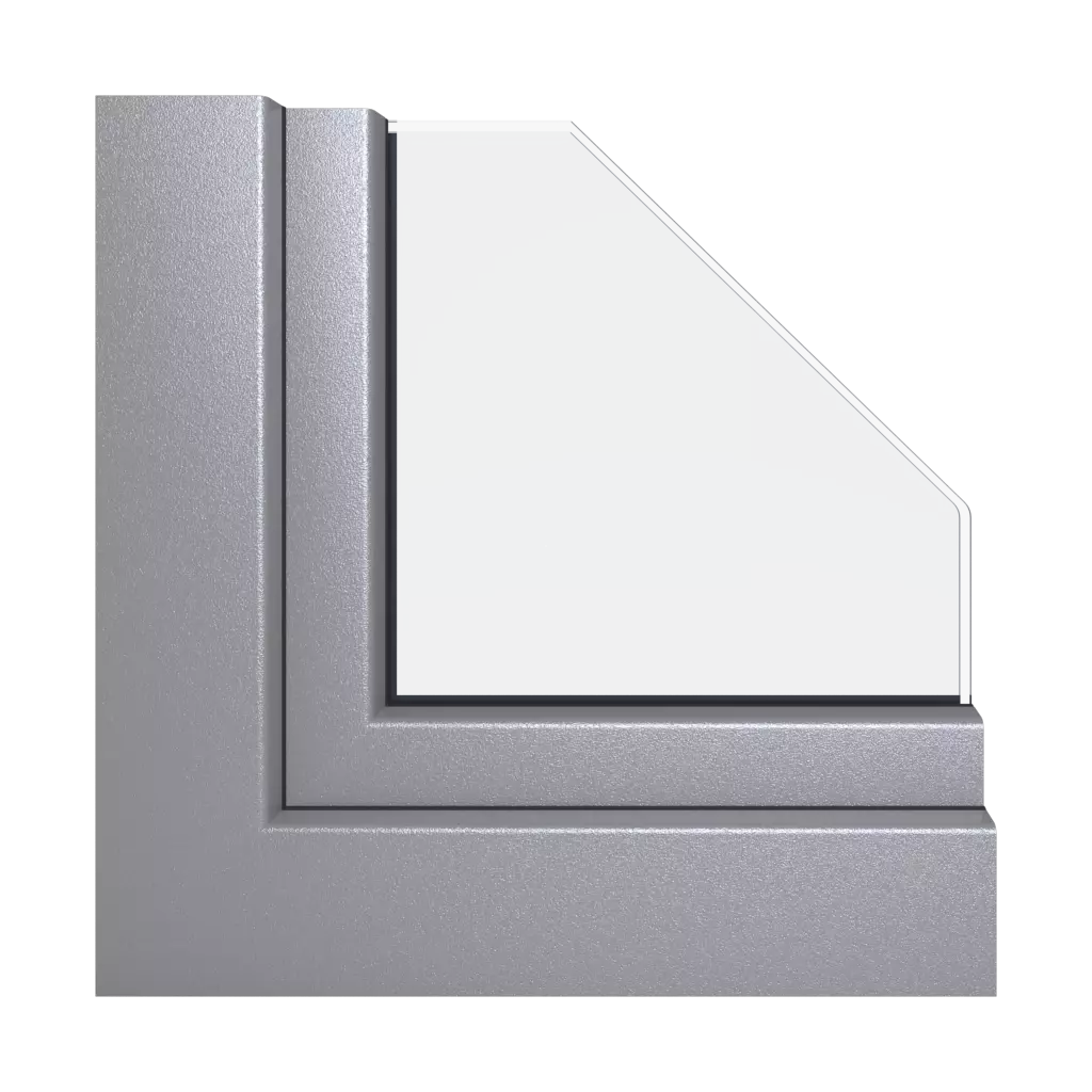 Alux white aluminum windows window-profiles schuco corona-ct-70