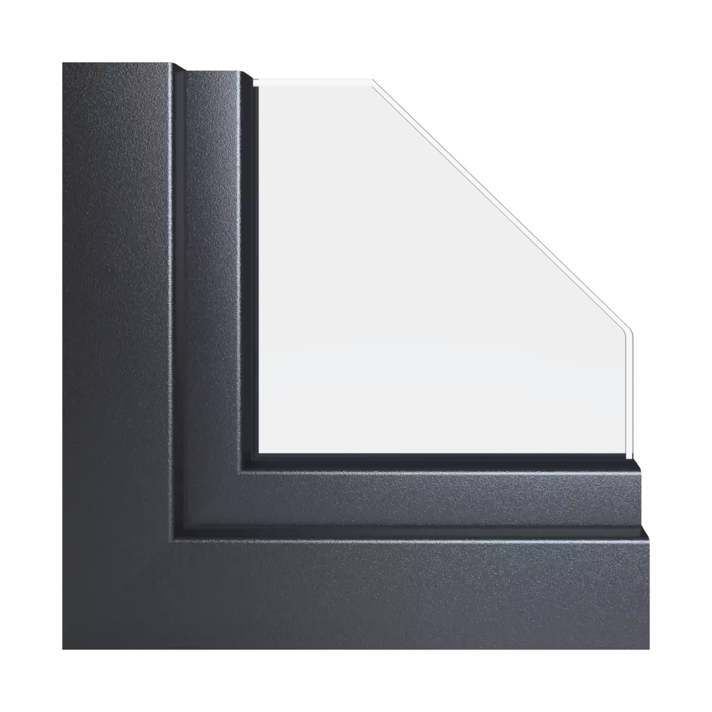 Alux anthracite windows window-profiles schuco corona-ct-70