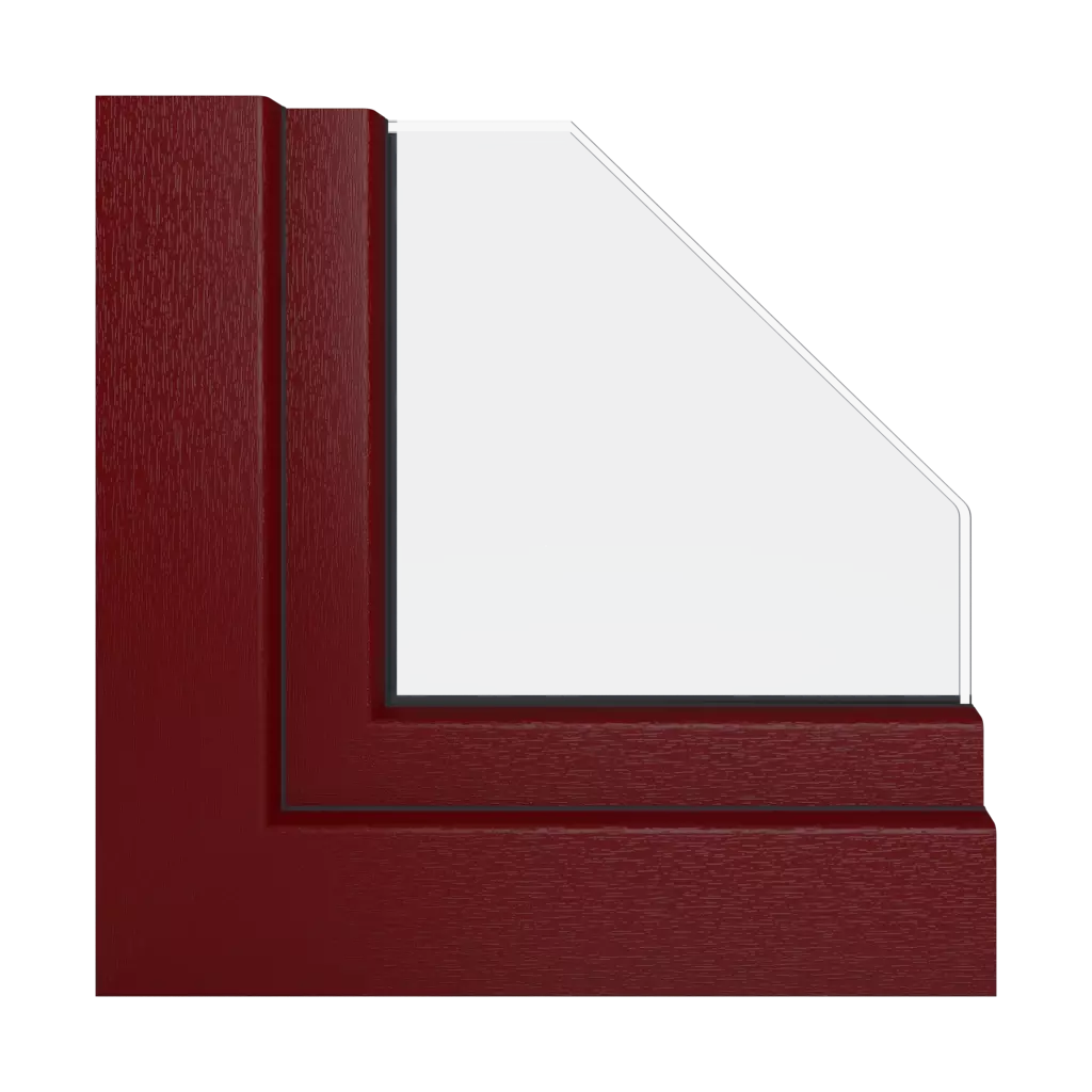 Red windows window-color schueco-colors   