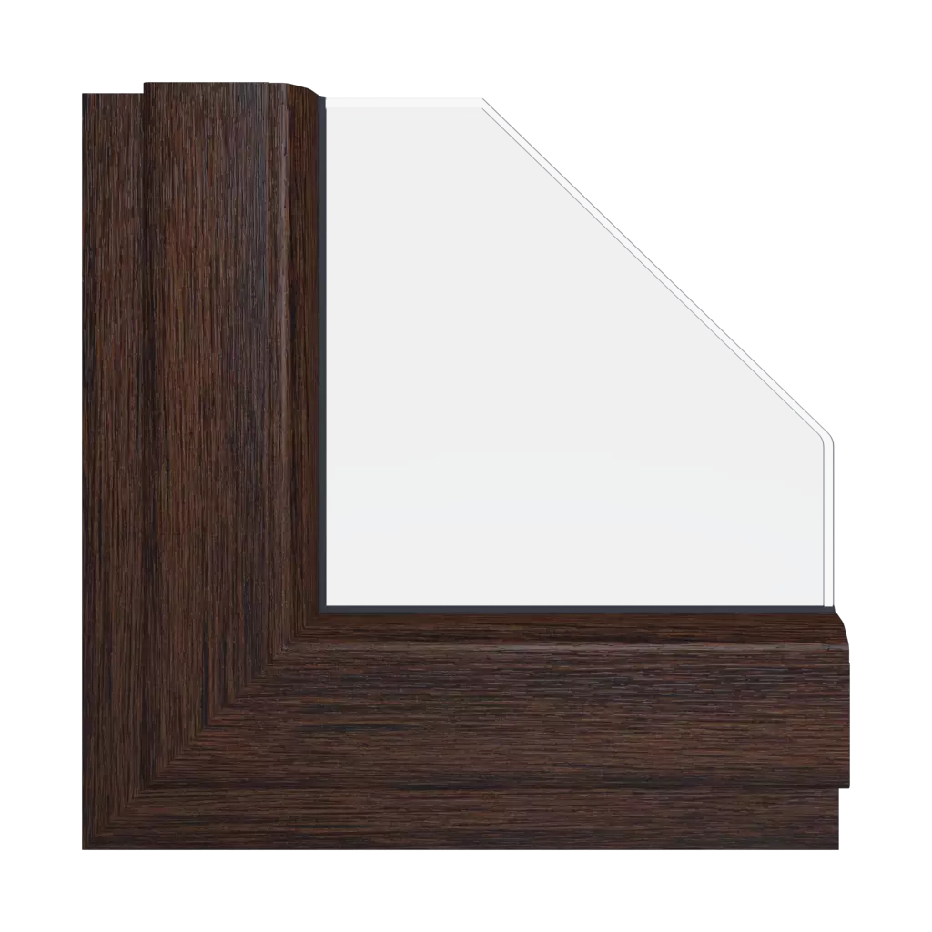 Swamp oak windows window-color schueco-colors swamp-oak interior