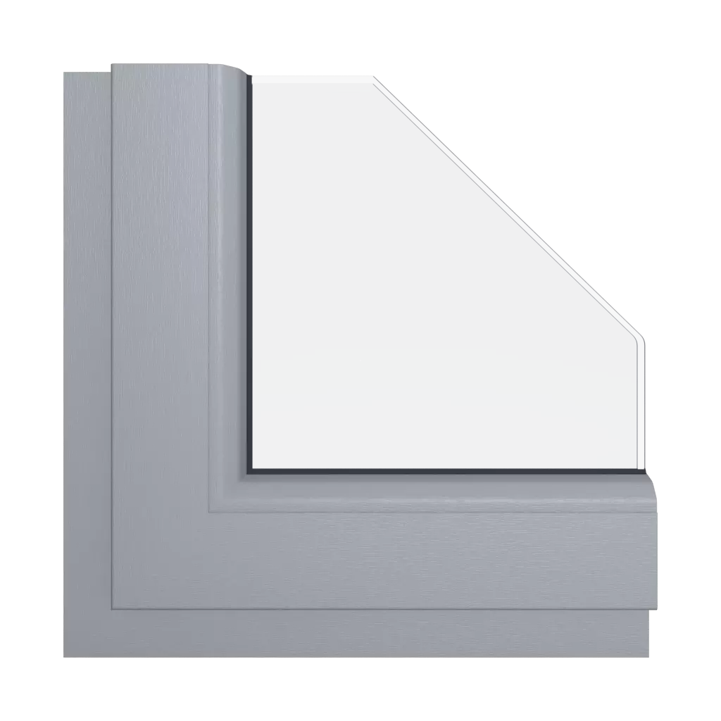 Signal gray windows window-color schueco-colors signal-gray interior