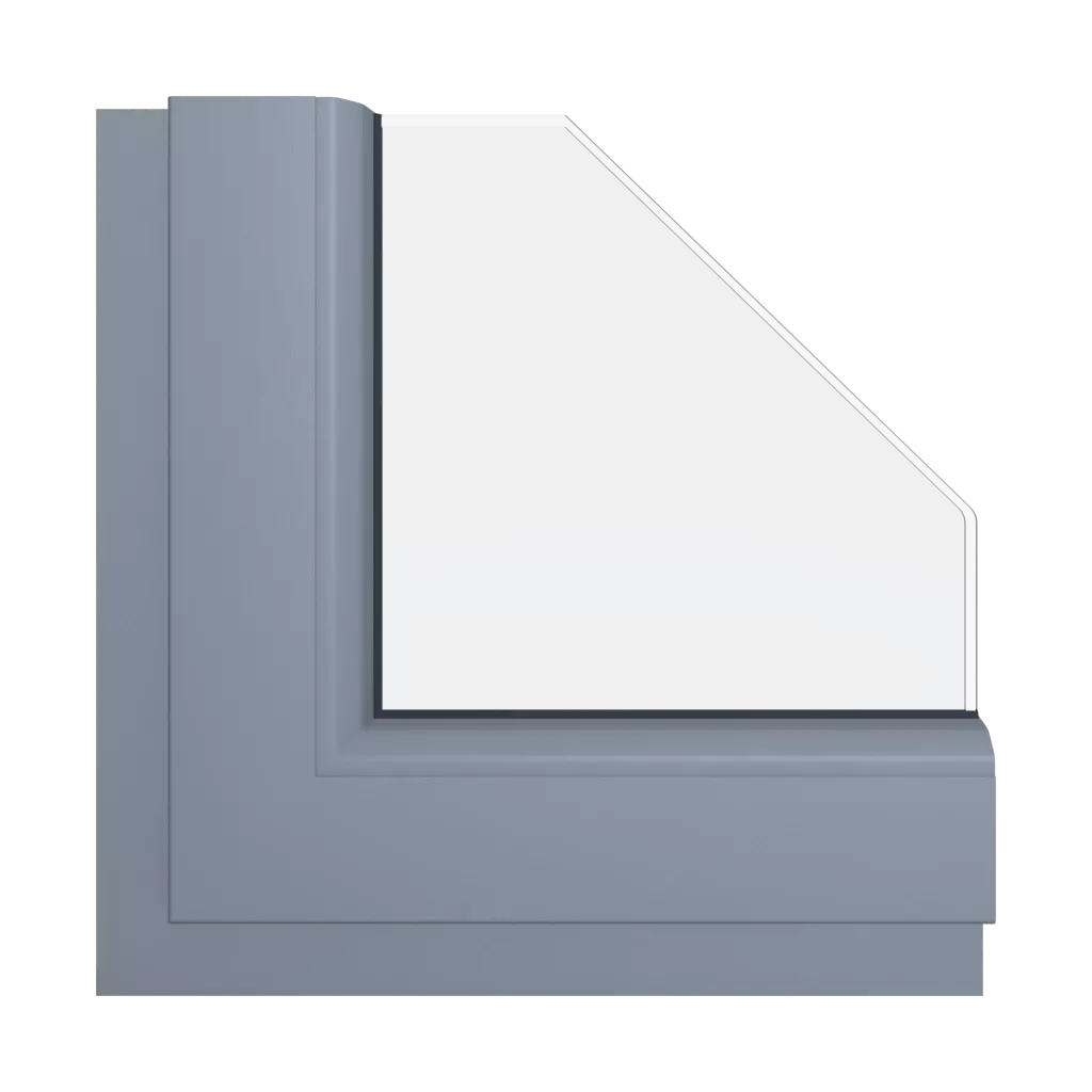 Gray silver smooth windows window-color schueco-colors gray-silver-smooth interior