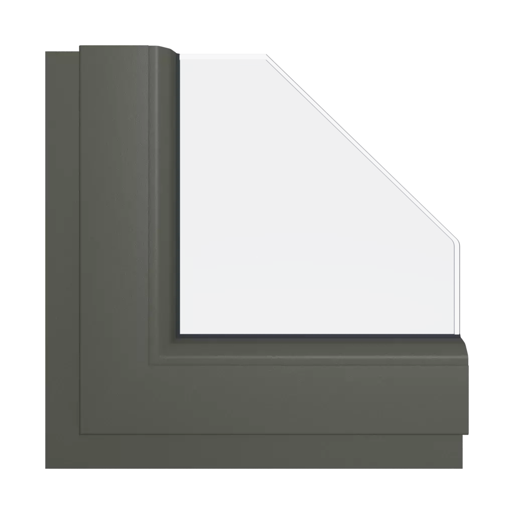 Smooth quartzite gray windows window-color schueco-colors smooth-quartzite-gray  