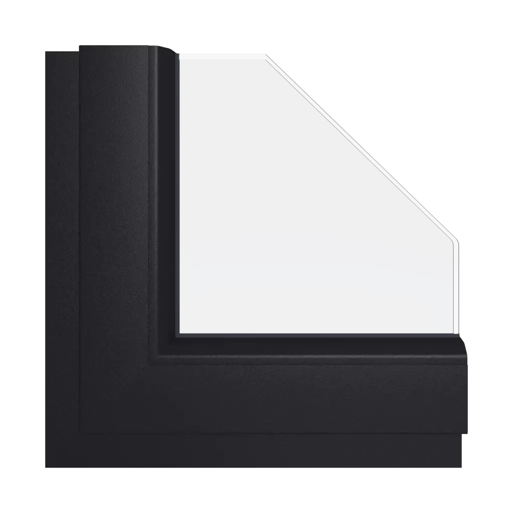 Gray black smooth windows window-color schueco-colors gray-black-smooth  