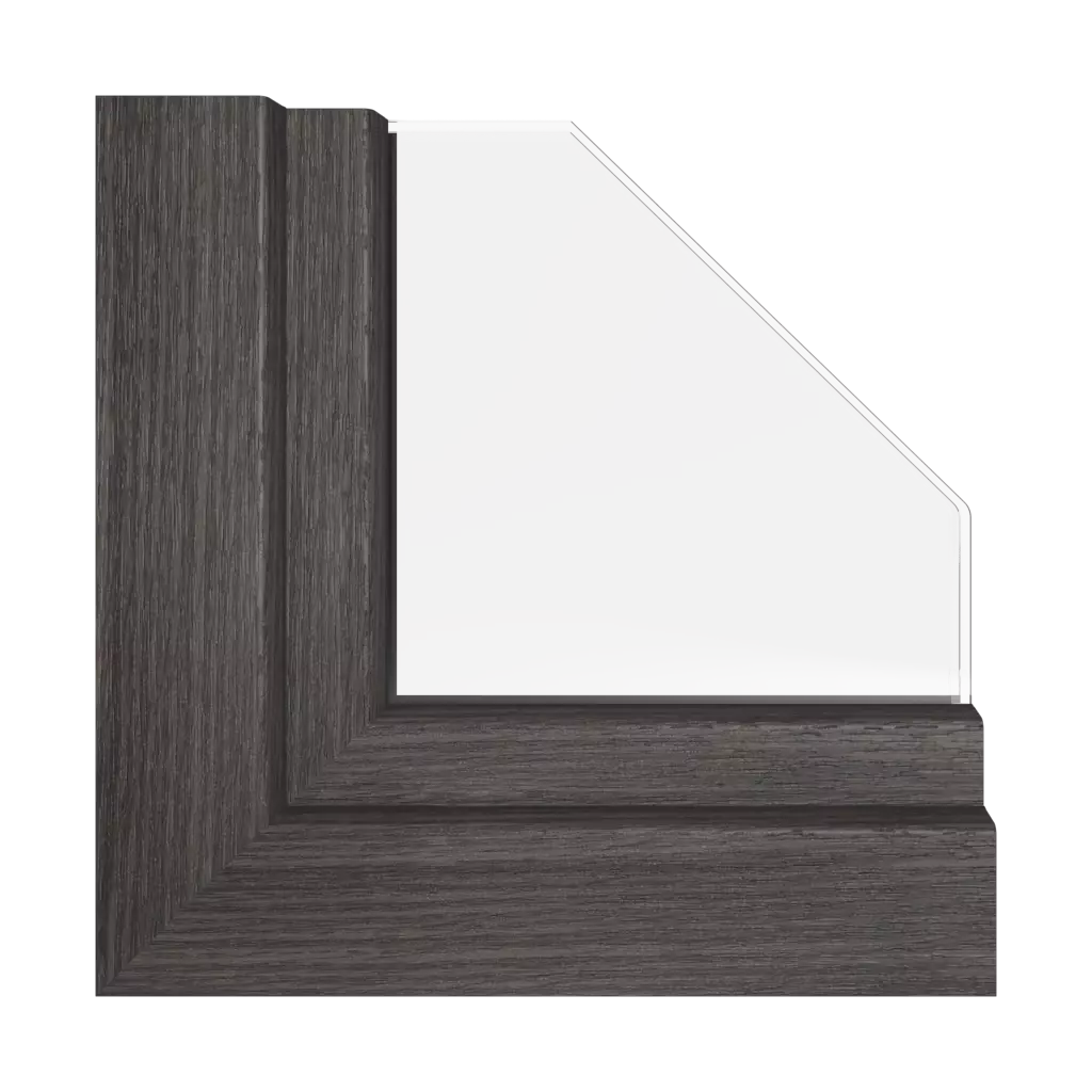 Dark Oak II windows window-profiles kommerling premislide-76-md-psk